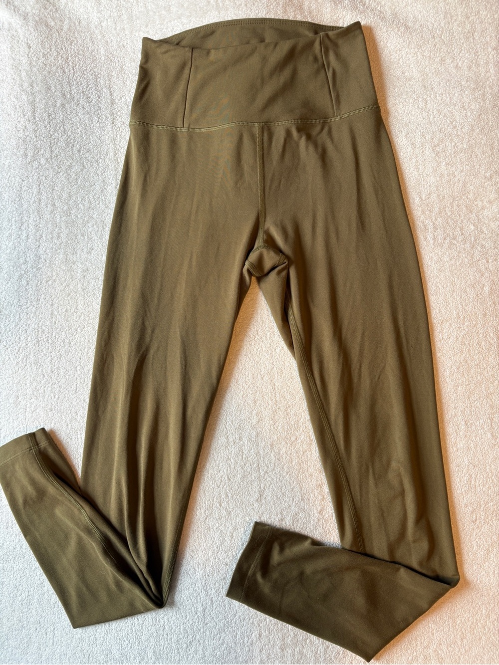 Girlfriend Collective Size Small Olive Colored Leggings